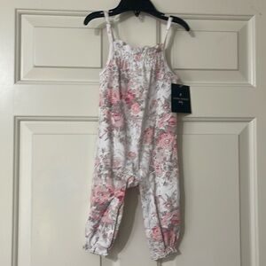 NWT Baby Girls Laura Ashley Coverall